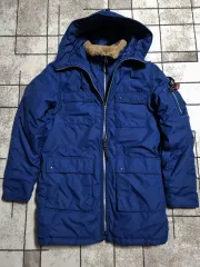 アルファ インダストリーズ N3B スカイ黒鉄のミステリートレイン パーカ コート