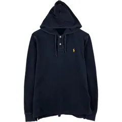 古着 ラルフローレン Ralph Lauren POLO by Ralph Lauren フード付き 長袖 ポロシャツ メンズM相当/eaa611778