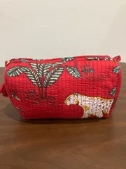 タイ製ハンドメイド　大きめポーチ