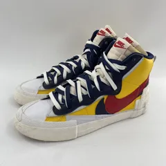 【中古】NIKE × sacai Blazer Mid Varsity Maize/Varsity Red スニーカー 28.5cm BV0072-700 ナイキ サカイ[10]のサムネイル