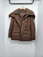 TIME タイム ブラウン ダウン パディング コート