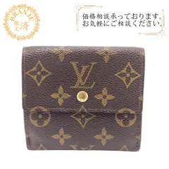 LOUIS VUITTON ルイヴィトン M61652 Wホック ポルトモネ ビエ カルトクレディ  三つ折り財布