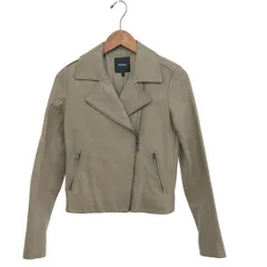 theory セオリー レザーライダースジャケット サイズ:P 羊革/ラムレザー    グレージュ レディース / 240001184218