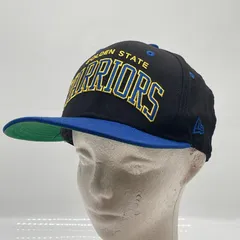 KO3824□ニューエラ new era 9FIFTY キャップ NBA  ゴールデンステート ウォーリアーズ フリーサイズ ウール