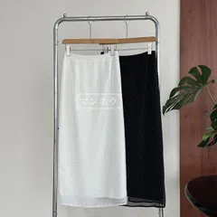 ロングスカート ボトムス レディース 秋タイト 長め ロング丈 スカート 水玉 きれいめ カジュアル 通勤 春 夏 