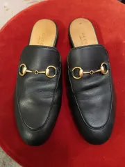 113 グッチ ホースビット ミュール ミュール スリッパ 36サイズ
