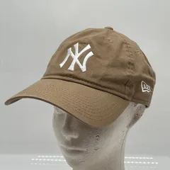 KO3815□NEW ERA ニューエラ 9TWENTY ベージュ キャップ ヤンキース アジャスタブル コットン