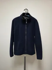 THE NORTH FACE ザノースフェイス ネイビー フリース ジップアップ ジャケット s(90)