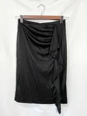 クードシャンス ドレープスカート 黒