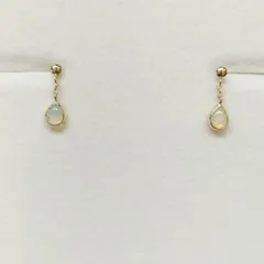 オパール　ピアス　下がり
