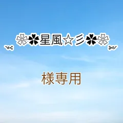 ༺❀✿星風☆彡✿❀༻様専用出品です。