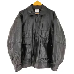 フリークスストア FREAKS STORE リラックスフィット フェイクレザー ジップアップ ブルゾン メンズ JPN：L 