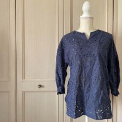 美品】ローレン ラルフローレン カットワークレース ブラウス - メルカリ