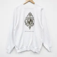 L/古着 ヘインズ 長袖 スウェット メンズ 90年代 90s クラブ ラグラン クルーネック USA製 白 25dec13