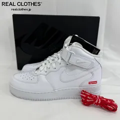 【未使用】Supreme×NIKE/シュプリーム×ナイキ AIR FORCE 1 MID SP/エアフォース1 ミッド ホワイト FZ8784-100/26.5