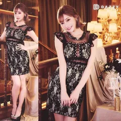 【DAZZY / デイジーストア】ロイヤルビジュータイトミニドレス al7d495