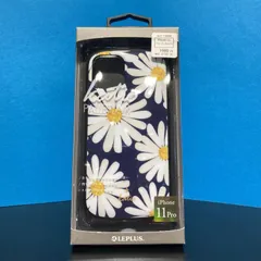 iPhone 11 Pro 超軽量・極薄・耐衝撃ハイブリッドケース「PALLET Katie」 マーガレットネイビー mst-15904【M】