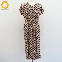 ピンクハウス PINKHOUSE ワンピース ロング シャツ 総柄 リボン レディース [x993162]