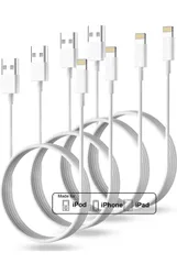 ★BSTOEM 純正 iphone 充電ケーブル【2025正規MFi認証品】 1m*4本 ライトニングケーブル usb to lightningコード 2.4A急速充電＆高速データ転送 高耐久 断線防止 あいふおん充電コード