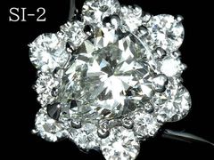1.065ct ハートシェイプ ダイヤモンド リング 鑑定書付 - メルカリ