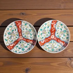 古伊万里 色絵 中皿 珍品 希少 Yahoo!オークション -「古伊万里 大皿」(色絵) (伊万里、有田)の落札