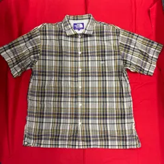 ノースフェイス　パープルレーベル　チェックシャツ　M 半袖　THENORTHFACE メンズ