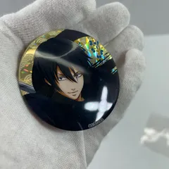 2578・銀魂 山崎 京都ブルルン滞在記 ラメ入り ホログラム 缶バッジ