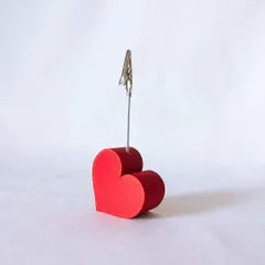 ハート型 メモスタンド