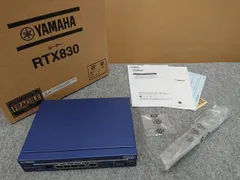 未使用品 【YAMAHA】 ヤマハ ルーター RTX830 ギガアクセスVPNルーター NTT西日本