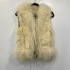 【姫路東店】 中古 Ungrid | アングリッド ベスト チベットファーベスト 111330118401 ｻｲｽﾞ:F アイボリー 【112】