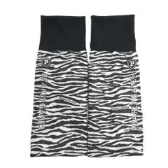 PEARLY GATES パーリーゲイツ  裏フリース レッグウォーマー ゼブラ柄 ネイビー系 FR [240101618707] ゴルフウェア ストスト