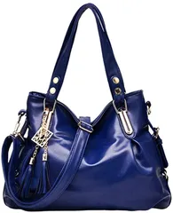 MaRowsm マローサム ななめがけ バッグ カバン トートバッグ 大容量 レディース (ブルー)