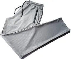 IBUKI-STYLE ジョガー パンツ メンズ スポーツ ランニング ストレッチ スウェット ロング ジャージ (シルバー,  3XL)