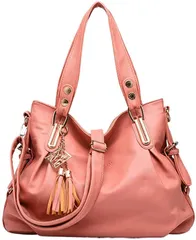 MaRowsm マローサム ななめがけ バッグ カバン トートバッグ 大容量 レディース (薄い桃)