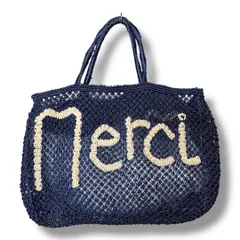the Jacksons ジャクソンズ Merci ジュートバッグ メッシュ ハンドバッグ トートバッグ かごバッグ メルシー 麻 レディース ネイビー 通年 久喜倉庫店 24 No.1352のサムネイル