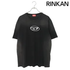 ディーゼル  A15585 T-Adjust-Q8 Dロゴカットアウトフェード加工Tシャツ メンズ L