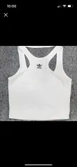 アディダス ホワイト タンクトップ