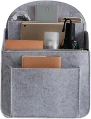 ideamall バッグインバッグ リュックインバッグ 中身整理 仕切り インナーバッグ (ライトグレー)