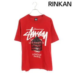 ステューシー ×ドーバーストリートマーケット DOVER STREET MARKET ロゴプリントTシャツ メンズ L