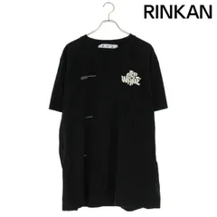 オフホワイト  21SS  OMAA027S21JER014 ファイヤーフロッキープリントTシャツ メンズ XXL