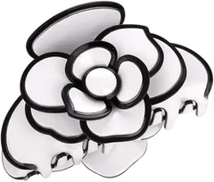 MaRowsm マローサム 髪留め ヘアクリップ ヘアアクセサリー カメリア バンスクリップ 花 ベージュ (White)