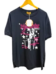 HYSTERIC GLAMOUR (ヒステリックグラマー) 半袖 ワンピース チュニック 綿100％ FREE ブラック レディース/199