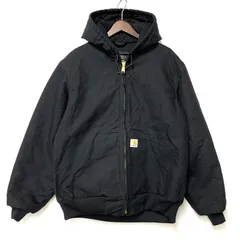 【中古品】Carhartt カーハート FIRM DUCK INSULATED FLANNEL-LINED ACTIVE JACKET J140-BLK ファームダック フランネルラインド アクティブジャケット【146-260203-as-09-izu】