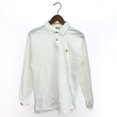 Brooks Brothers ブルックスブラザーズ 長袖ポロシャツ サイズ:S  80s   ホワイト メンズ / 240001185105