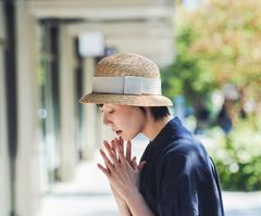 chisakiチサキ 『Chloe』麦わら帽子 ベージュ - メルカリ