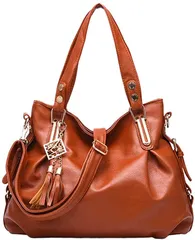 MaRowsm マローサム ななめがけ バッグ カバン トートバッグ 大容量 レディース (ブラウン)