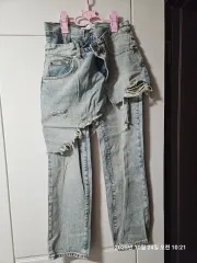 ザラデニムスカートパンツ