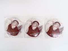 3점 세트 Crazy Raccoon 다루마이즈고드 DMM 스크래치 제4탄 E상 캔 배지