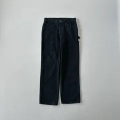 【雰囲気抜群】Carhartt ペインターパンツ B11 黒 W34相当 襤褸 ペンキ 雰囲気系