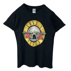 S ギルダン ガンズアンドローゼス  ビッグプリント バンT バンド ブラック 黒 Tシャツ レディース ユニセックス メンズ 古着 半袖 CHM